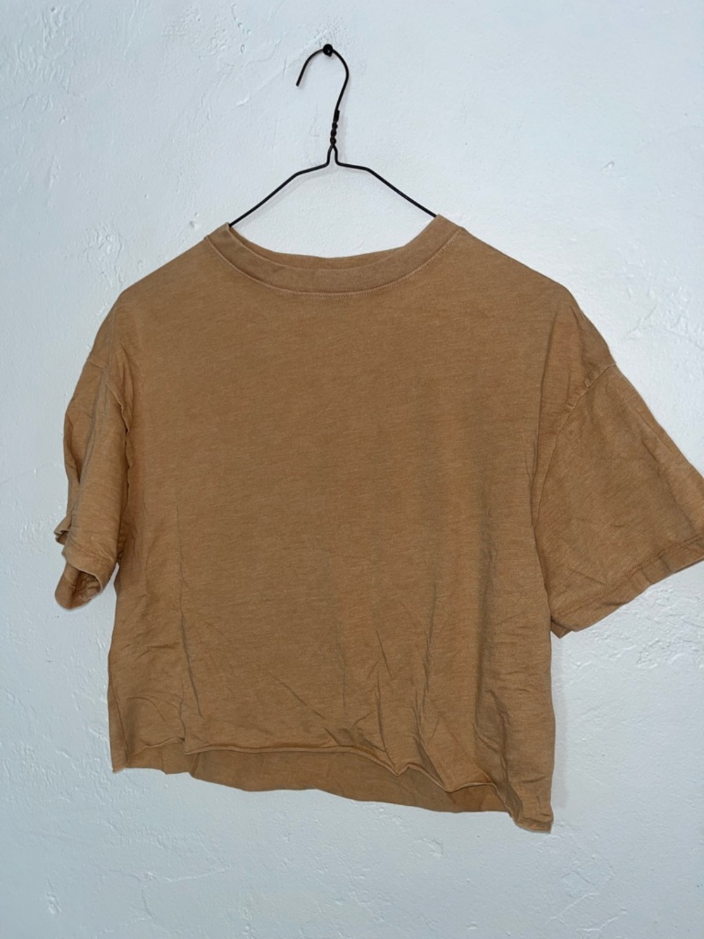 Oversized Boxy Tee Wild Fable Target Camo Desert Brown Khaki Crew Neck Womens